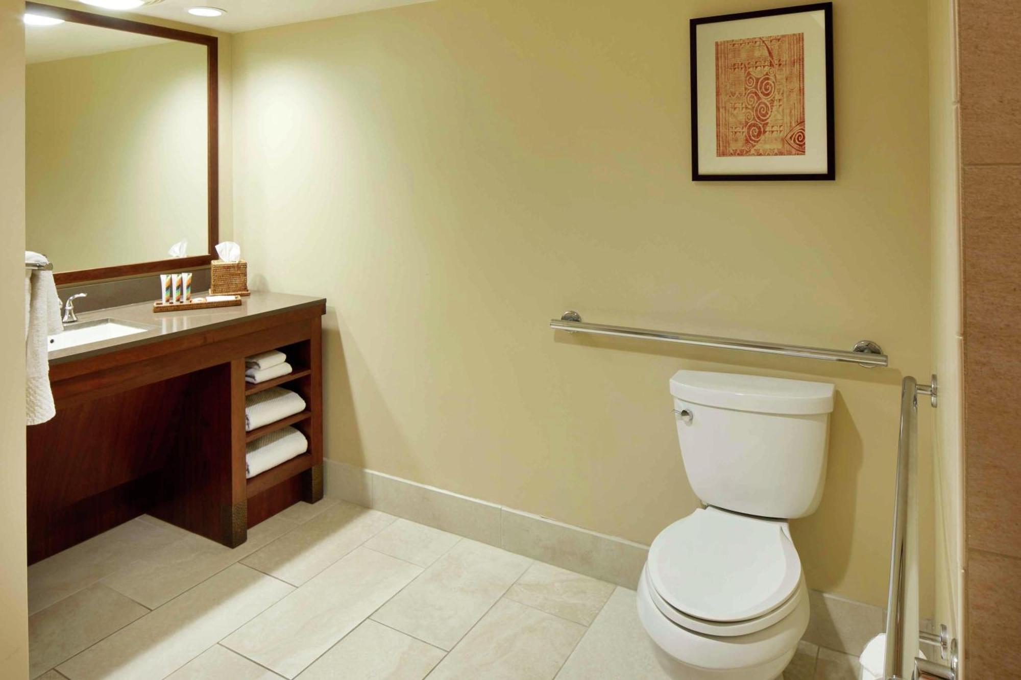 Resort View Two Double Beds – Mobility Accessible Roll Shower